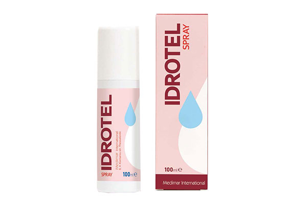 Chai xịt IDROTEL ngăn tiết mồ hôi tay, chân, nách
